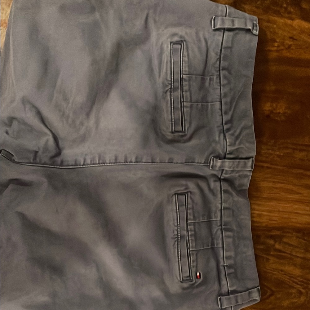 Tommy Hilfiger washed out Blue cotton chinos - Picture 5 of 7